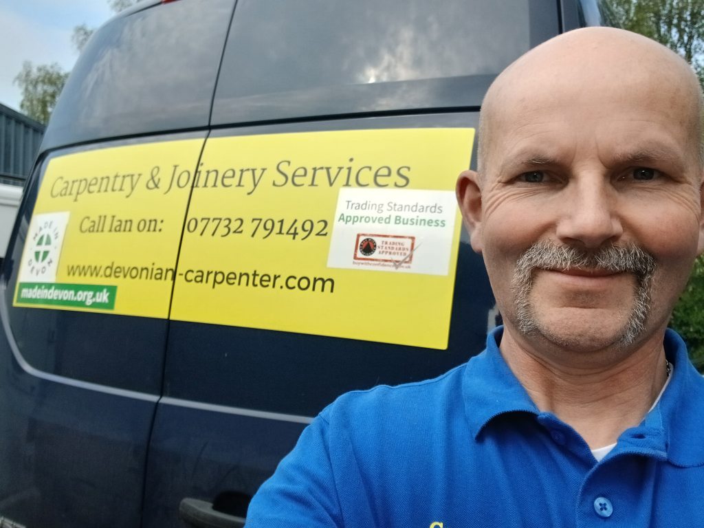 Freindly carpenter and van