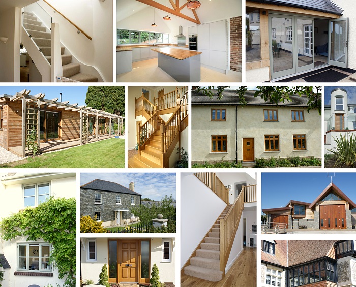 10 images showing wide range of different joinery
