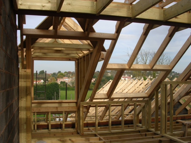 Complex roofing work