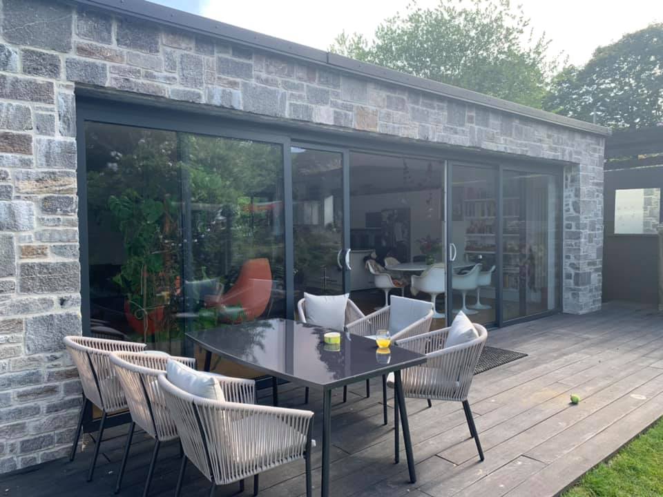 Large sliding patio doors