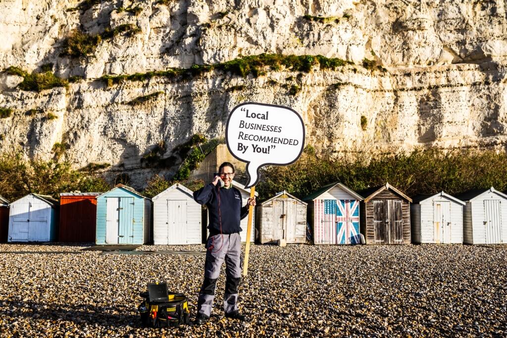 IT Guy on a beach
